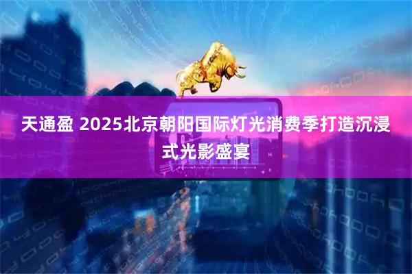 天通盈 2025北京朝阳国际灯光消费季打造沉浸式光影盛宴